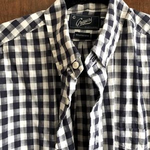 Grayers gingham cotton shirt, Size M